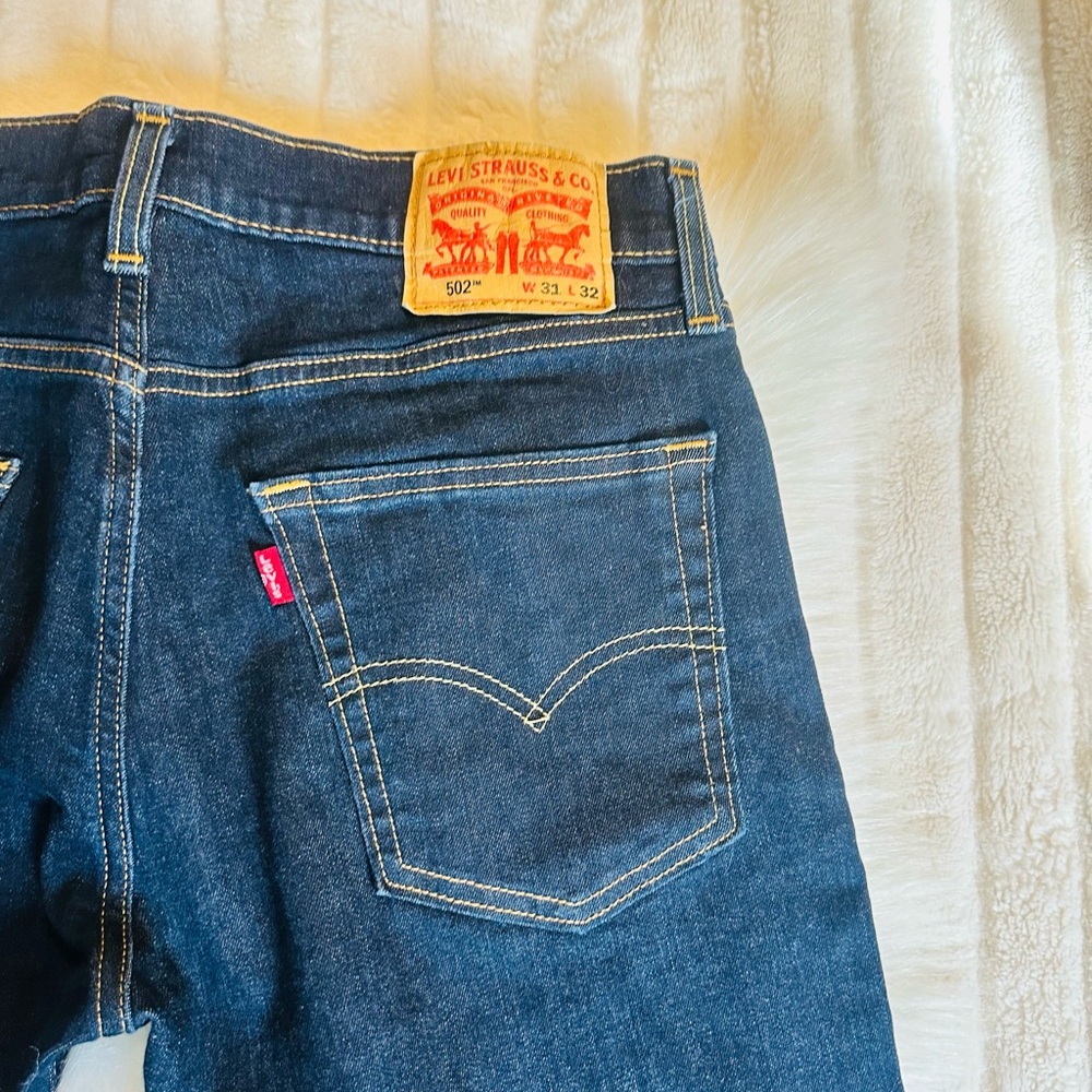 Levi's Men's Dark Blue Slim Straight Jeans